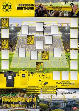 TOPPS Borussia Dortmund 2021/22 Sticker - Poster