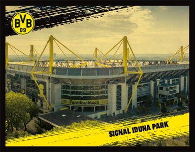 TOPPS Borussia Dortmund 2021/22 Sticker - Signal Iduna Park