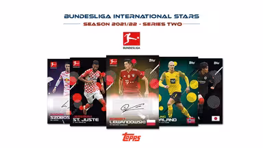 TOPPS Bundesliga International Stars 2021/22 Soccer Cards - Header