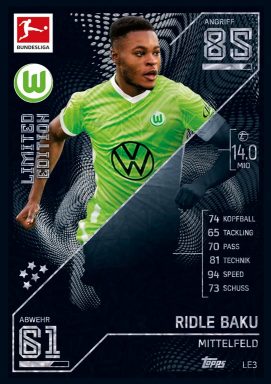 Topps Bundesliga Match Attax 2021/22 Trading Card Game - Limited Edition