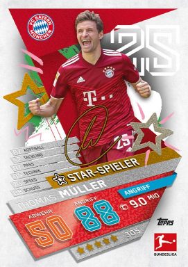 Topps Bundesliga Match Attax 2021/22 Trading Card Game - Star Spieler