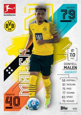 Topps Bundesliga Match Attax 2021/22 Trading Card Game - Transfer Update Card