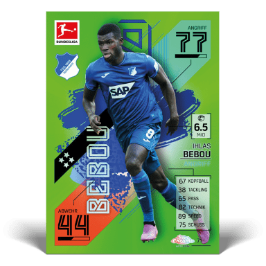 TOPPS Bundesliga Match Attax Chrome 2021/22 Soccer Cards - Bebou