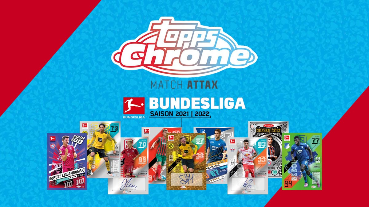 TOPPS Bundesliga Match Attax Chrome 2021/22 Soccer Cards - Header
