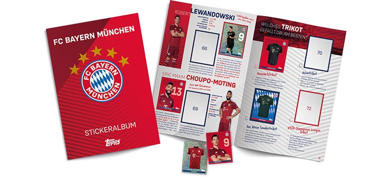 TOPPS FC Bayern München 2021/22 Sticker - Album Preview