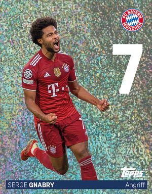 TOPPS FC Bayern München 2021/22 Sticker - Gnabry