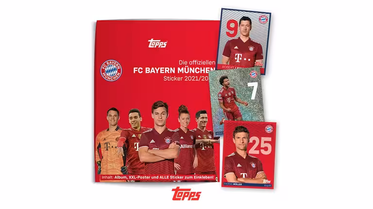 TOPPS FC Bayern München 2021/22 Sticker - Header