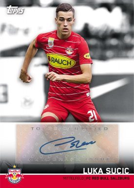 TOPPS FC Red Bull Salzburg 2021/22 Team Set - Autograph Card Sucic