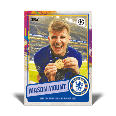 TOPPS Future Champions - Mason Mount Curated UEFA Champions League 2021/22 Soccer Cards Set - Mount Vintage