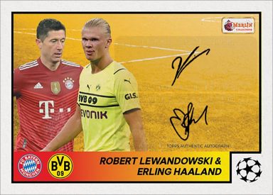 TOPPS Merlin 97 Heritage UEFA Champions League 2021/22 Soccer Cards - Dual Autograph