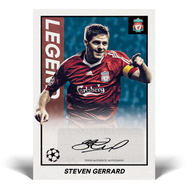 TOPPS Merlin 97 Heritage UEFA Champions League 2021/22 Soccer Cards - Gerrard