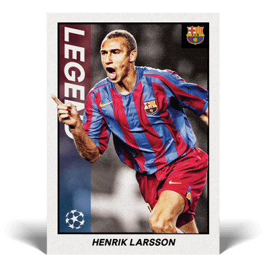 TOPPS Merlin 97 Heritage UEFA Champions League 2021/22 Soccer Cards - Larsson