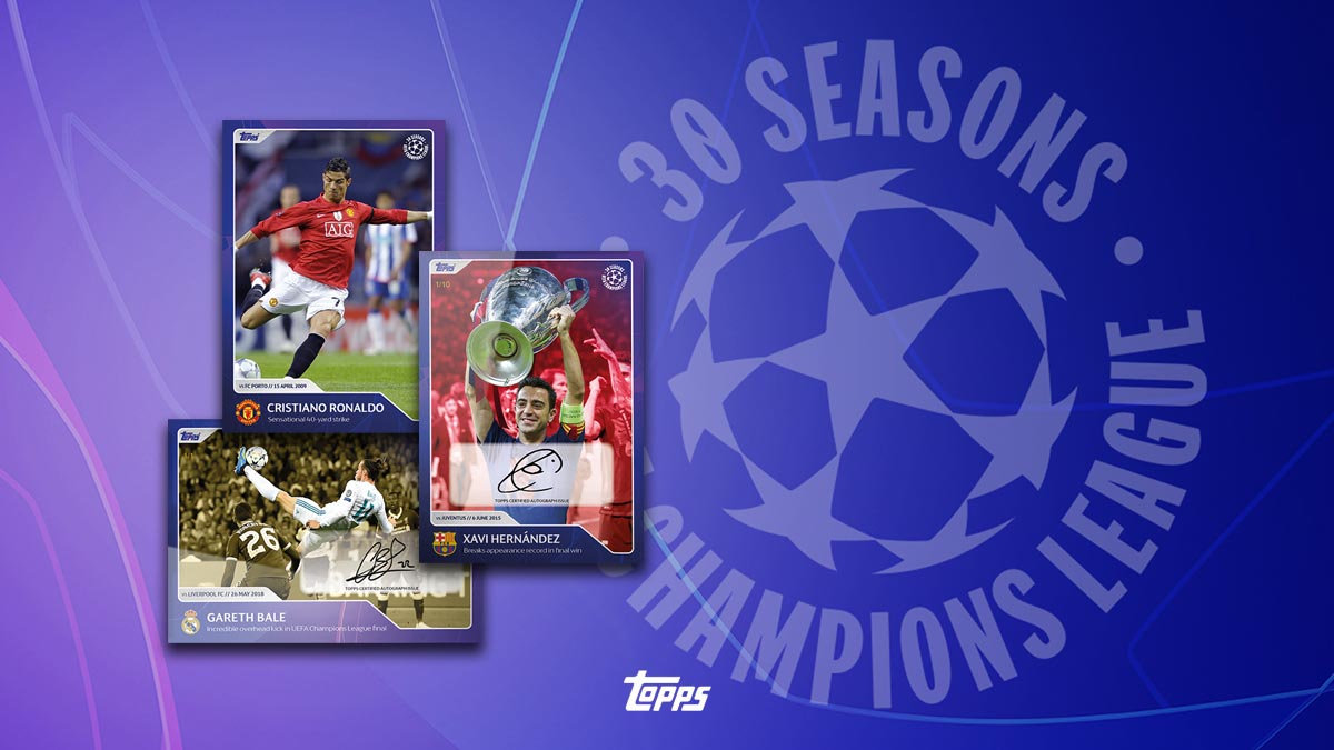 TOPPS UEFA Champions League 30 Seasons Celebrations - Header