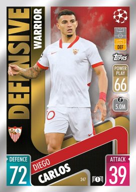 TOPPS UEFA Champions League Match Attax 2021/22 - Defensive Warrior Card