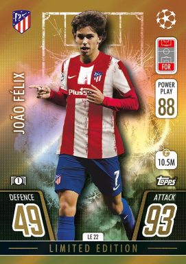 TOPPS UEFA Champions League Match Attax 2021/22 - Gold Limited Edition Card