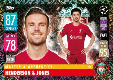 TOPPS UEFA Champions League Match Attax 2021/22 - Master & Apprentice Card
