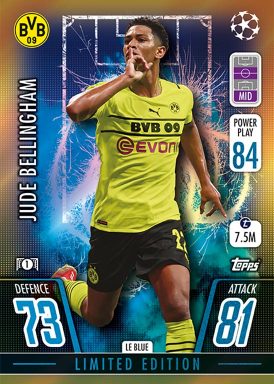 TOPPS UEFA Champions League Match Attax 2021/22 Trading Card Game - Blue Limited Edition