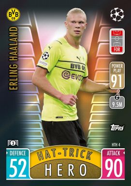 TOPPS UEFA Champions League Match Attax 2021/22 Trading Card Game - Hat-trick Hero