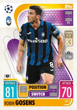 TOPPS UEFA Champions League Match Attax 2021/22 Trading Card Game - Position switch