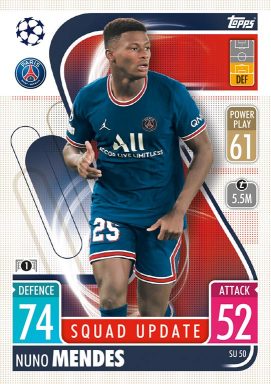 TOPPS UEFA Champions League Match Attax 2021/22 Trading Card Game - Squad Update