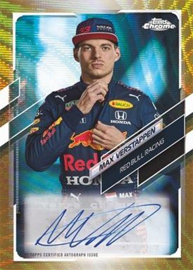 2021 TOPPS Chrome Formula 1 Racing Cards - Autograph Card