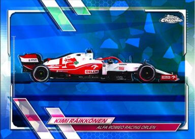 2021 TOPPS Chrome Sapphire Edition Formula 1 Racing Cards - Base Card Raikkönen