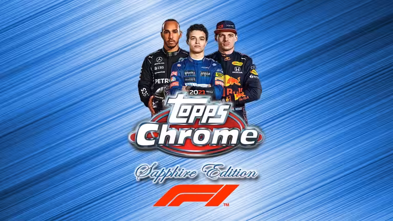 2021 TOPPS Chrome Sapphire Edition Formula 1 Racing Cards - Header