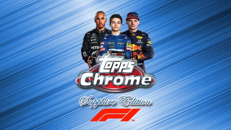 2021 TOPPS Chrome Sapphire Edition Formula 1 Racing Cards - Header