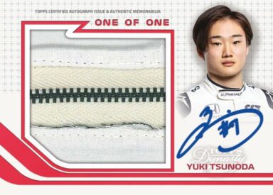 2021 TOPPS Dynasty Formula 1 Racing Cards - Autograph Flag Patch Card Tsunoda