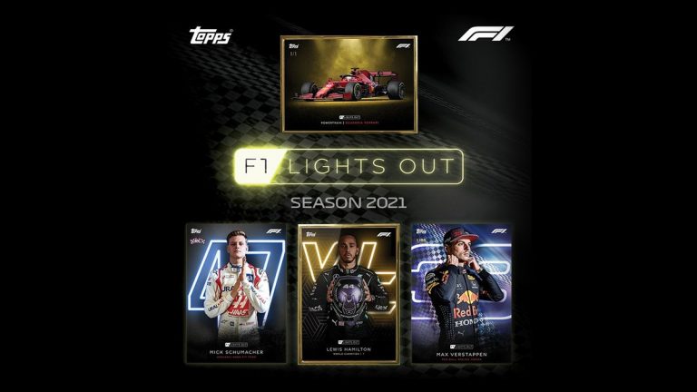 2021 TOPPS Formula 1 Lights Out Racing Cards - Header