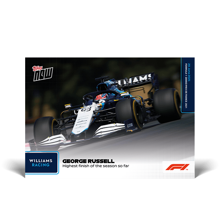 2021 TOPPS NOW Formula 1 Racing Cards
