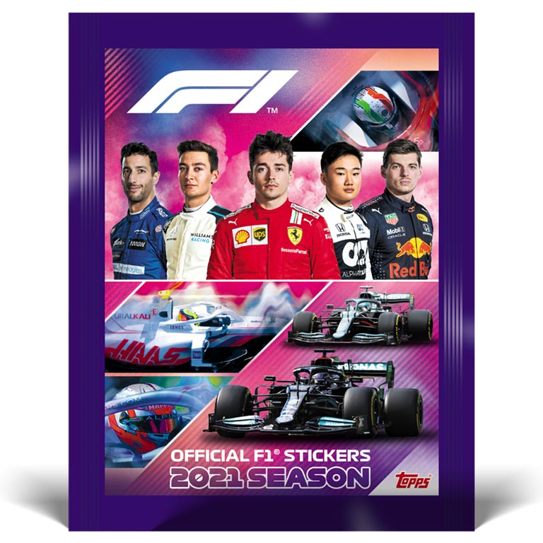 Formula 1 Saison 2021 Sammelsticker-Adventskalender 24 Überraschungen mit Zusatz 