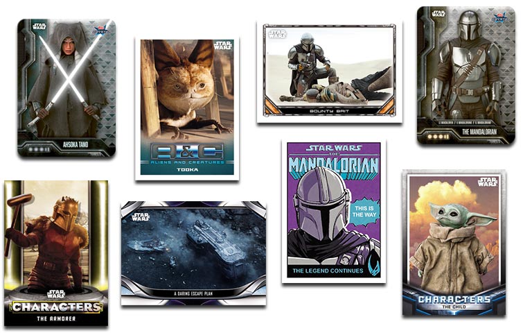 TOPPS Star Wars The Mandalorian Trading Cards - Preview Cards