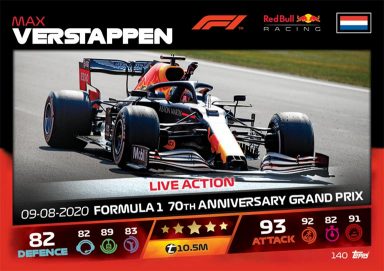 TOPPS F1 Turbo Attax 2021 - Formula 1 Live Action Card