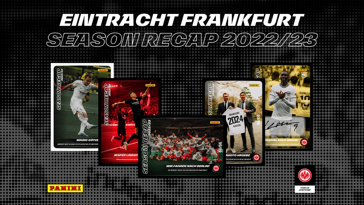 2022-23 PANINI Eintracht Frankfurt Season Recap Soccer Cards - Header