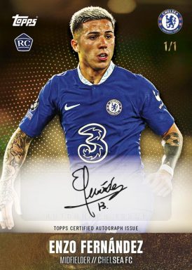 2022-23 TOPPS Chelsea FC Official Team Set Soccer Cards - Autograph Fernandez