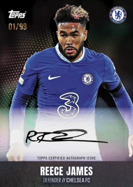 2022-23 TOPPS Chelsea FC Official Team Set Soccer Cards - Autograph James