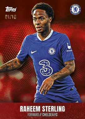 2022-23 TOPPS Chelsea FC Official Team Set Soccer Cards - Base Parallel Sterling