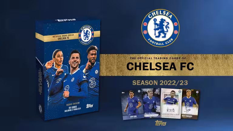 2022-23 TOPPS Chelsea FC Official Team Set Soccer Cards - Header