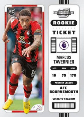 2022-23 PANINI Chronicles Soccer Cards - Contenders Optic Rookie Ticket Premier League