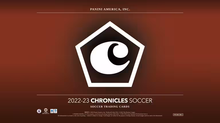 2022-23 PANINI Chronicles Soccer Cards - Header