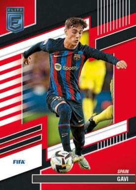 2022-23 PANINI Donruss Elite FIFA Soccer Cards - Base Black Parallel Gavi