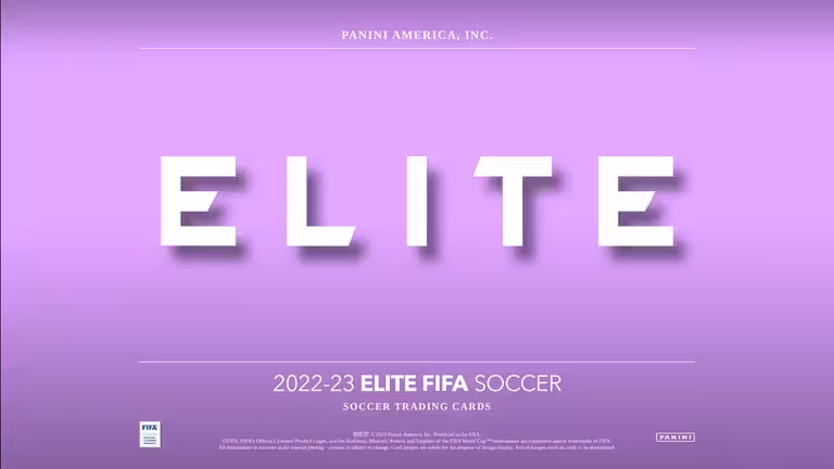 2022-23 PANINI Donruss Elite FIFA Soccer Cards - Header