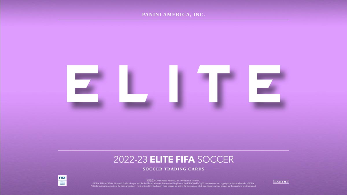 2022-23 PANINI Donruss Elite FIFA Soccer Cards - Header
