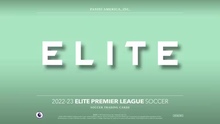 2022-23 PANINI Donruss Elite Premier League Soccer Cards - Header