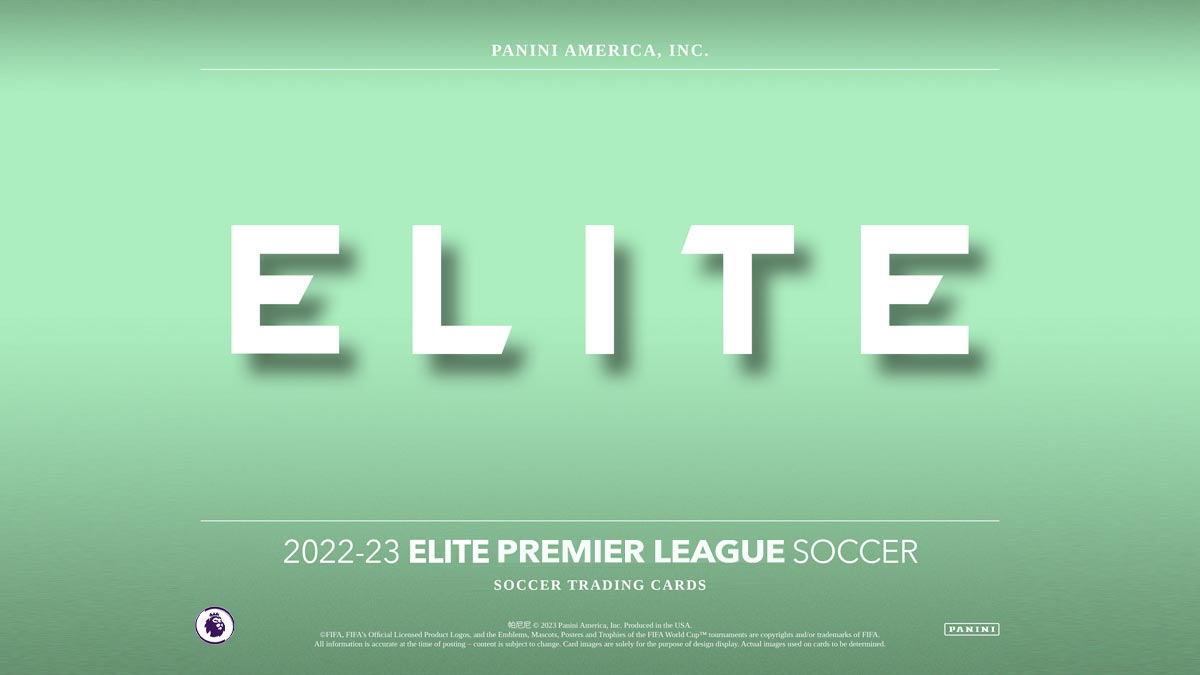 2022-23 PANINI Donruss Elite Premier League Soccer Cards - Header