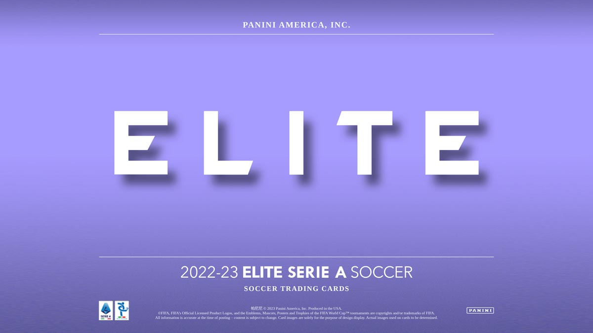 2022-23 PANINI Donruss Elite Serie A Soccer Cards - Header