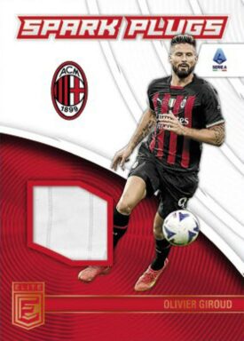 2022-23 PANINI Donruss Elite Serie A Soccer Cards - Spark Plugs Memorabilia Olivier Giroud