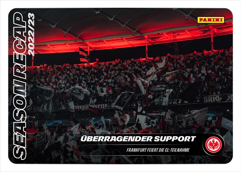 2022-23 PANINI Eintracht Frankfurt Season Recap Soccer - Card 01