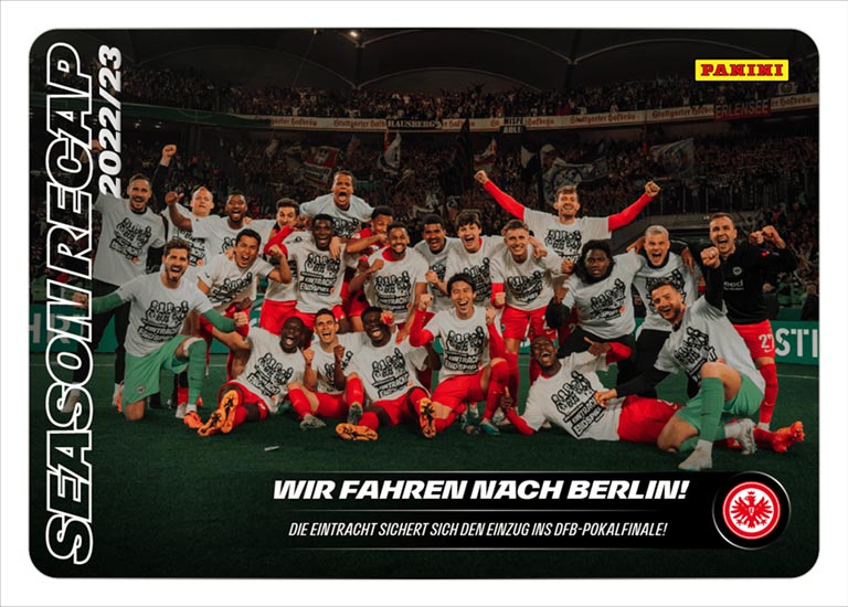 2022-23 PANINI Eintracht Frankfurt Season Recap Soccer - Card 03